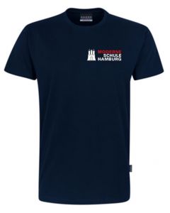 T-Shirt - unisex (XS-3XL) - 100% Baumwolle (weiß, navy)