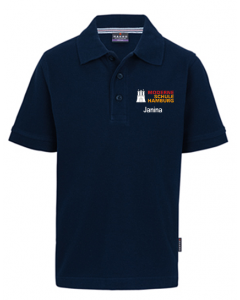 Namens-Poloshirt, Kinder (116-164) unisex, 100% Baumwolle