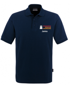 Namens-Poloshirt, (XS-XL) unisex, 100% Baumwolle