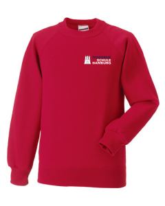 Sweatshirt Kinder, unisex (Gr. 116-164/XS), 80/20 (rot)